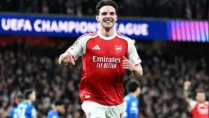 Rating Pemain Arsenal vs Bayer Leverkusen: Bukayo Saka dan Declan Rice Tampil Gemilang