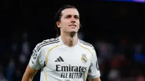 Real Madrid Konfirmasi Cedera Otot Betis Alvaro Carreras, Absen Lawan Manchester City