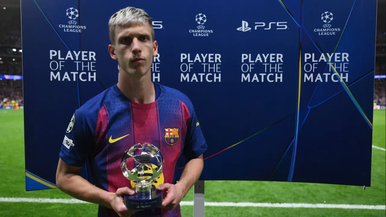 Dani Olmo Jadi Man Of The Match Liga Champions Di Laga Atletico Madrid Vs Barcelona