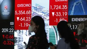 IHSG Melemah, Sejumlah Saham Catatkan Lonjakan Harga Hingga 33,7%