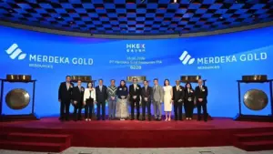 Merdeka Gold Resmi Melantai di Bursa Hong Kong Lewat HDR