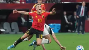 Trossard Dua Gol Bawa Belgia Lolos Sebagai Juara Grup G