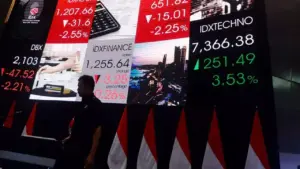 IHSG Jatuh 0,73% di Sesi I, Lima Saham Justru Melonjak Tajam