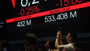 Sejumlah Saham Melejit Meski IHSG Tergelincir 0,55%